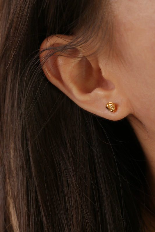 Lil Lava Stud Earrings (Gold)
