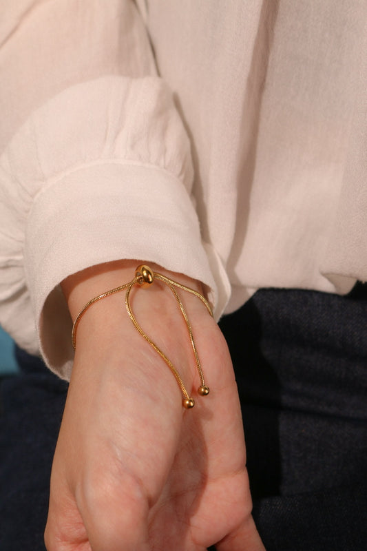 Mackenzie Adjustable Bracelet (Gold)