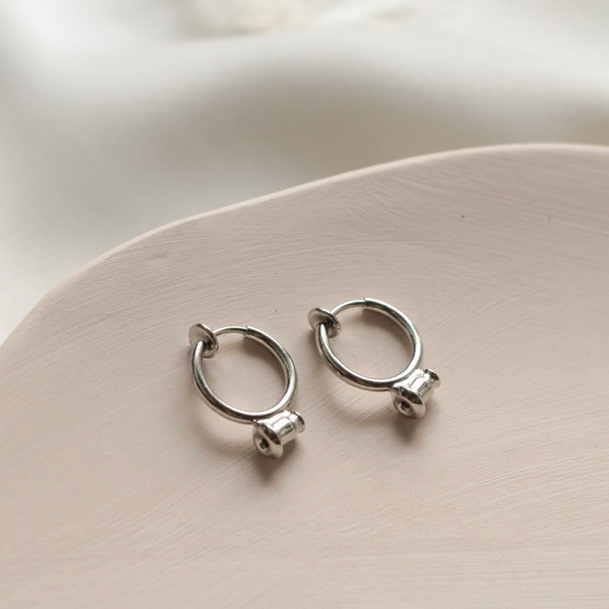 Earring Converters - No Bend (Silver)