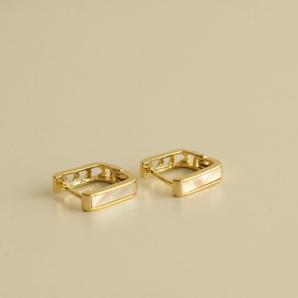 Isabela Pearl Huggie Earrings