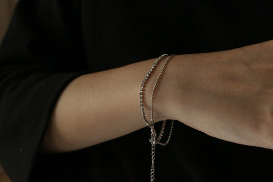 Chandler Layered Bracelet (Silver)