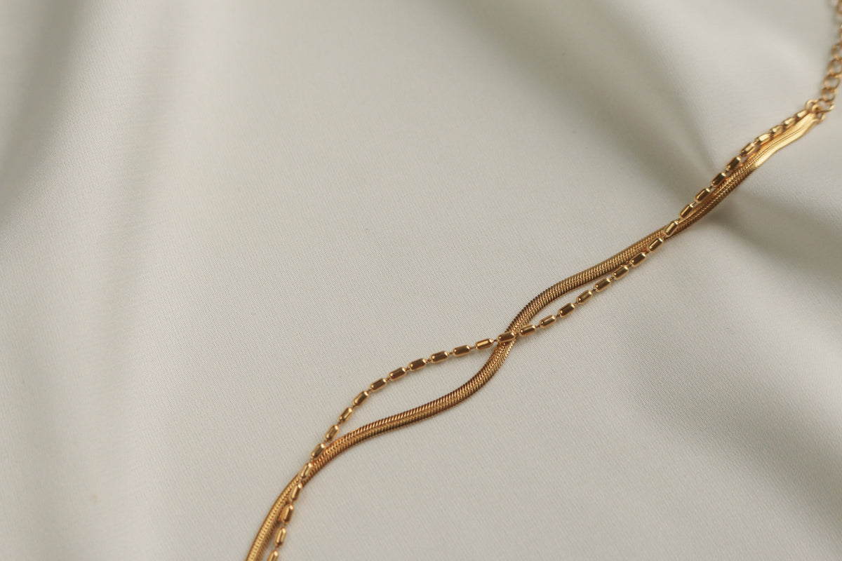 Lila Layered Bracelet (Gold)