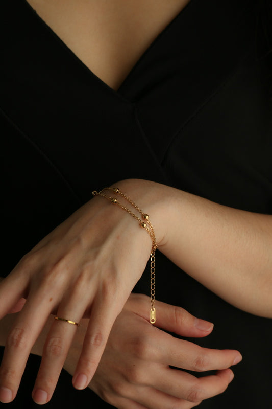 Quill Layered Bracelet (Gold)