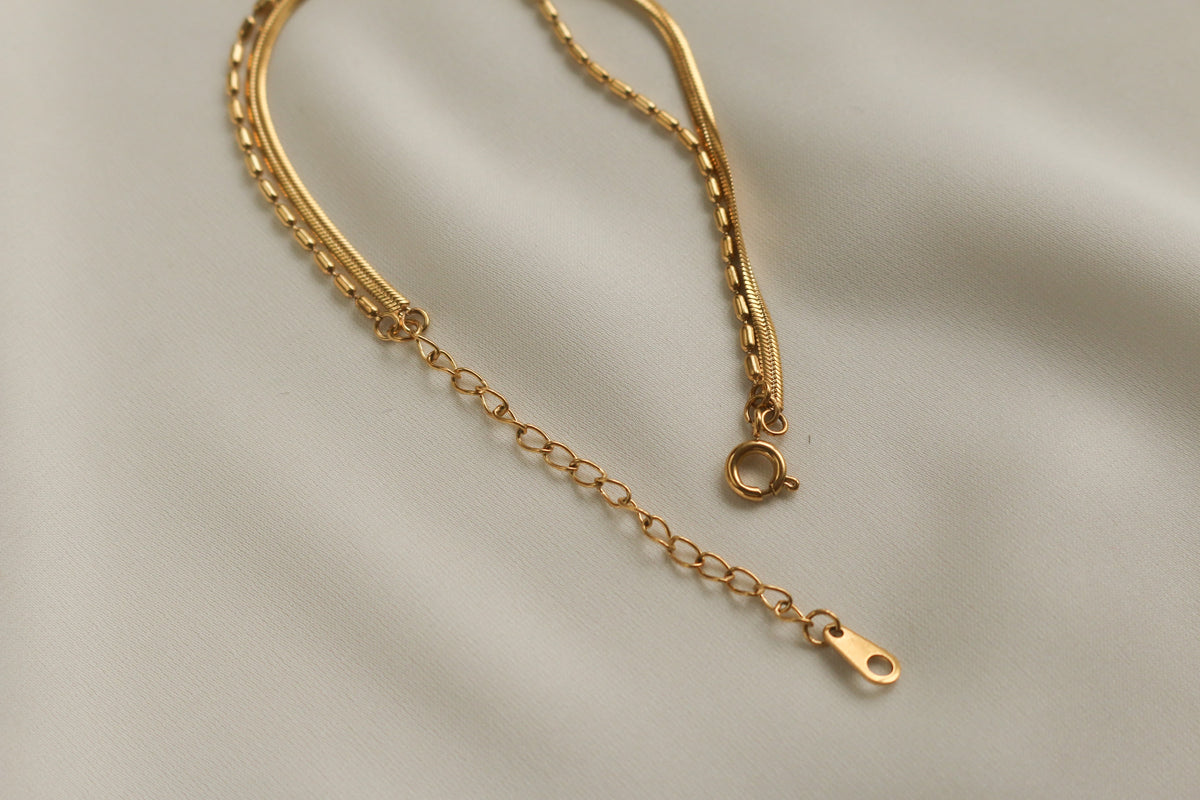 Lila Layered Bracelet (Gold)