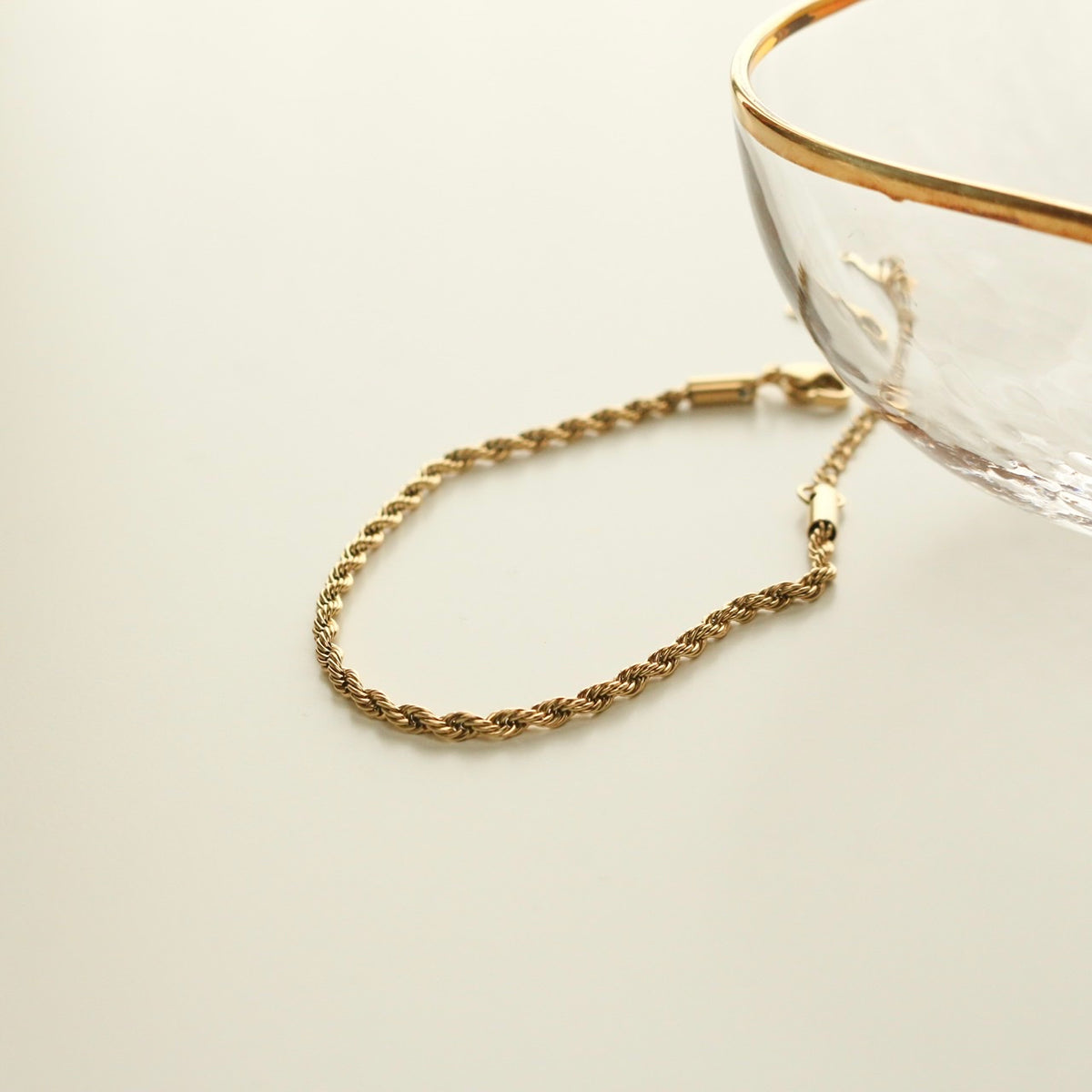 Rope Chain Bracelet (Gold)