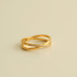 Desiree Cross Ring (Gold)
