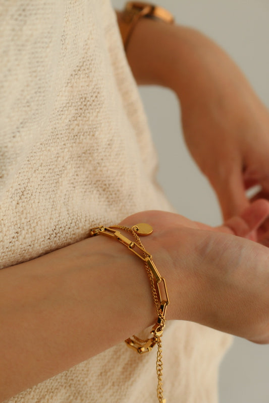 Ila Chain Bracelet (Gold)