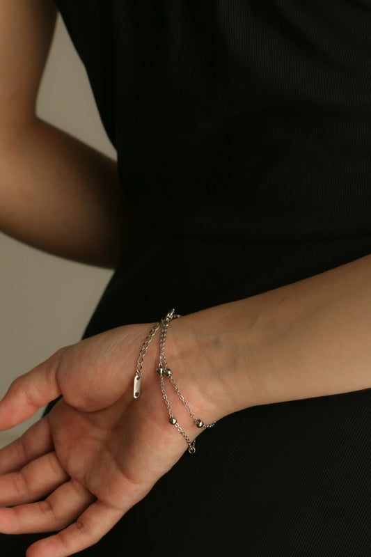 Quill Layered Bracelet (Silver)