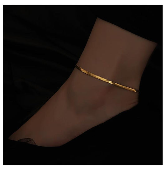 Paige Snake Chain Anklet - Plenty Collection