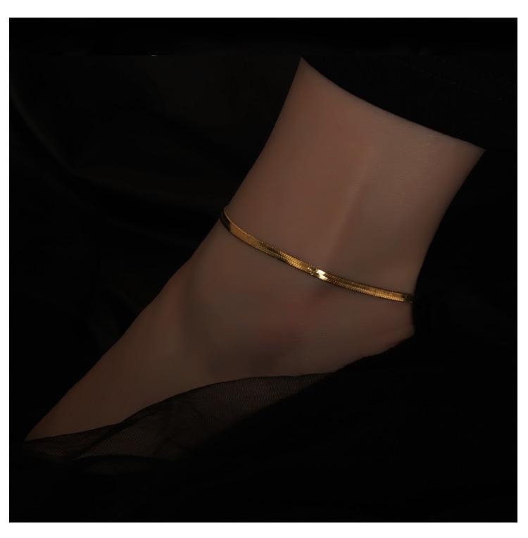 Paige Snake Chain Anklet - Plenty Collection