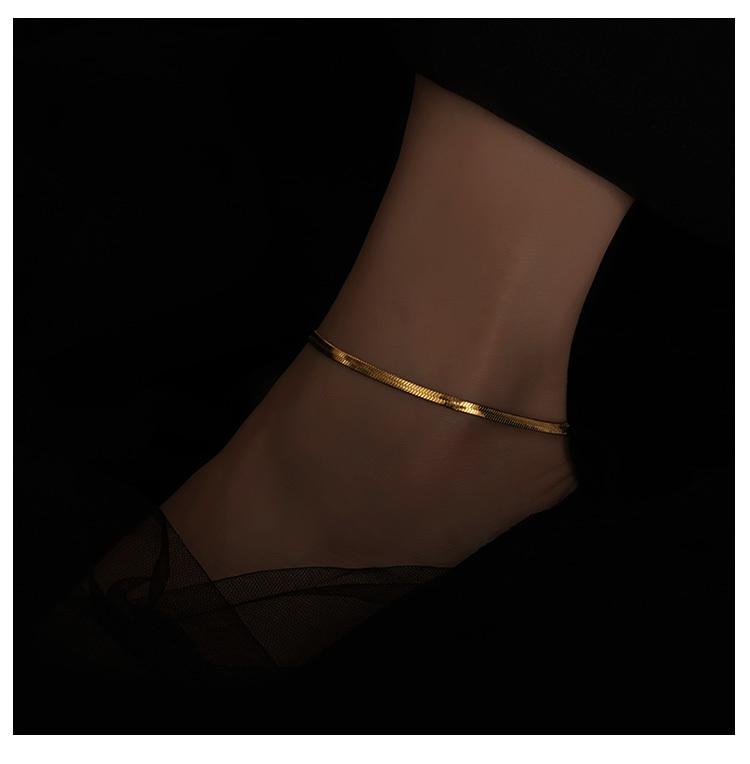 Paige Snake Chain Anklet - Plenty Collection