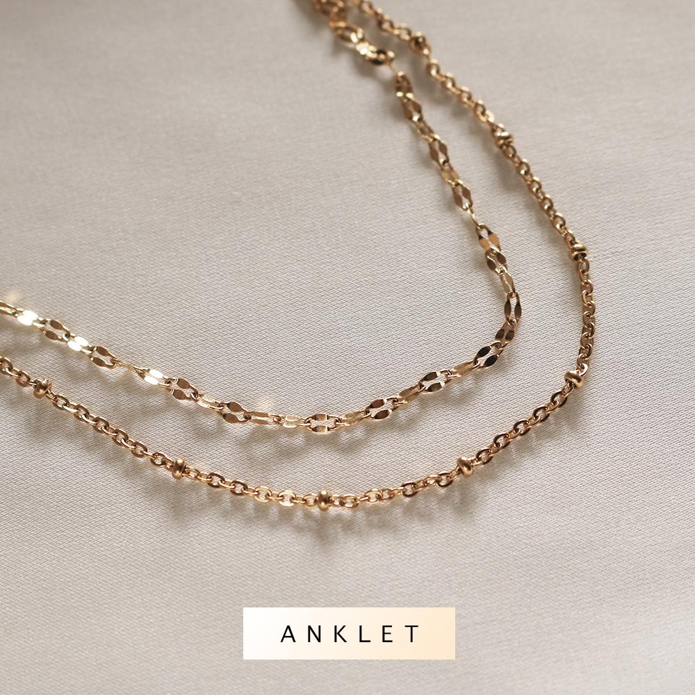 Amaya Layered Anklet (Gold)
