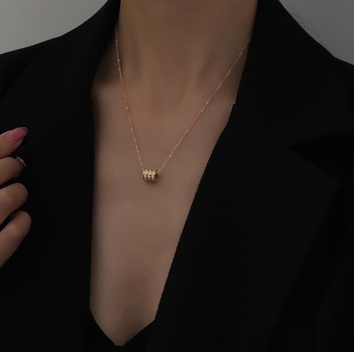 Kinsley Necklace (Rose Gold) - Plenty Collection