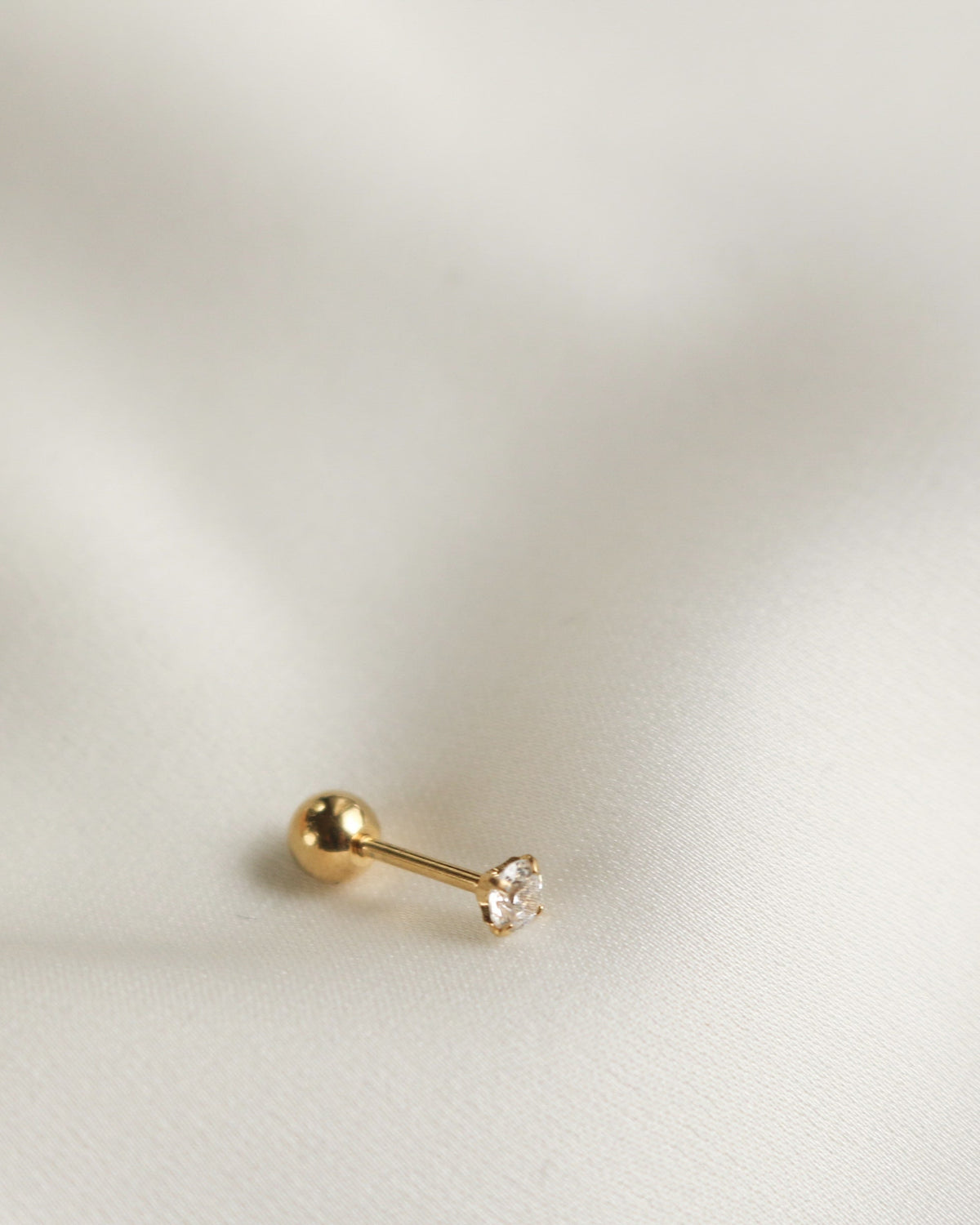 Talia Barbell Earring (Gold)
